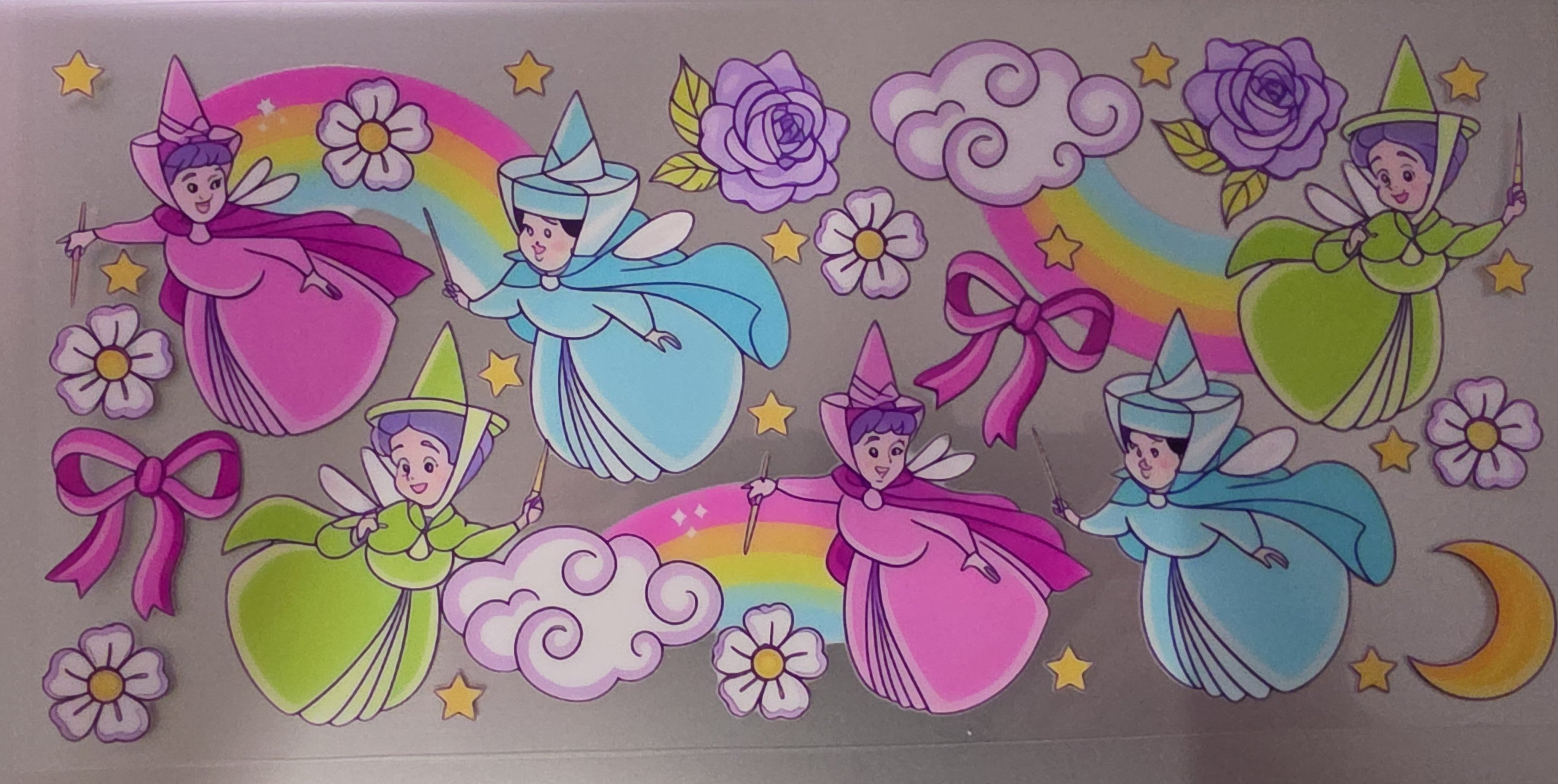 Fairy Godmother DTF Decal – UV/UB Transfer