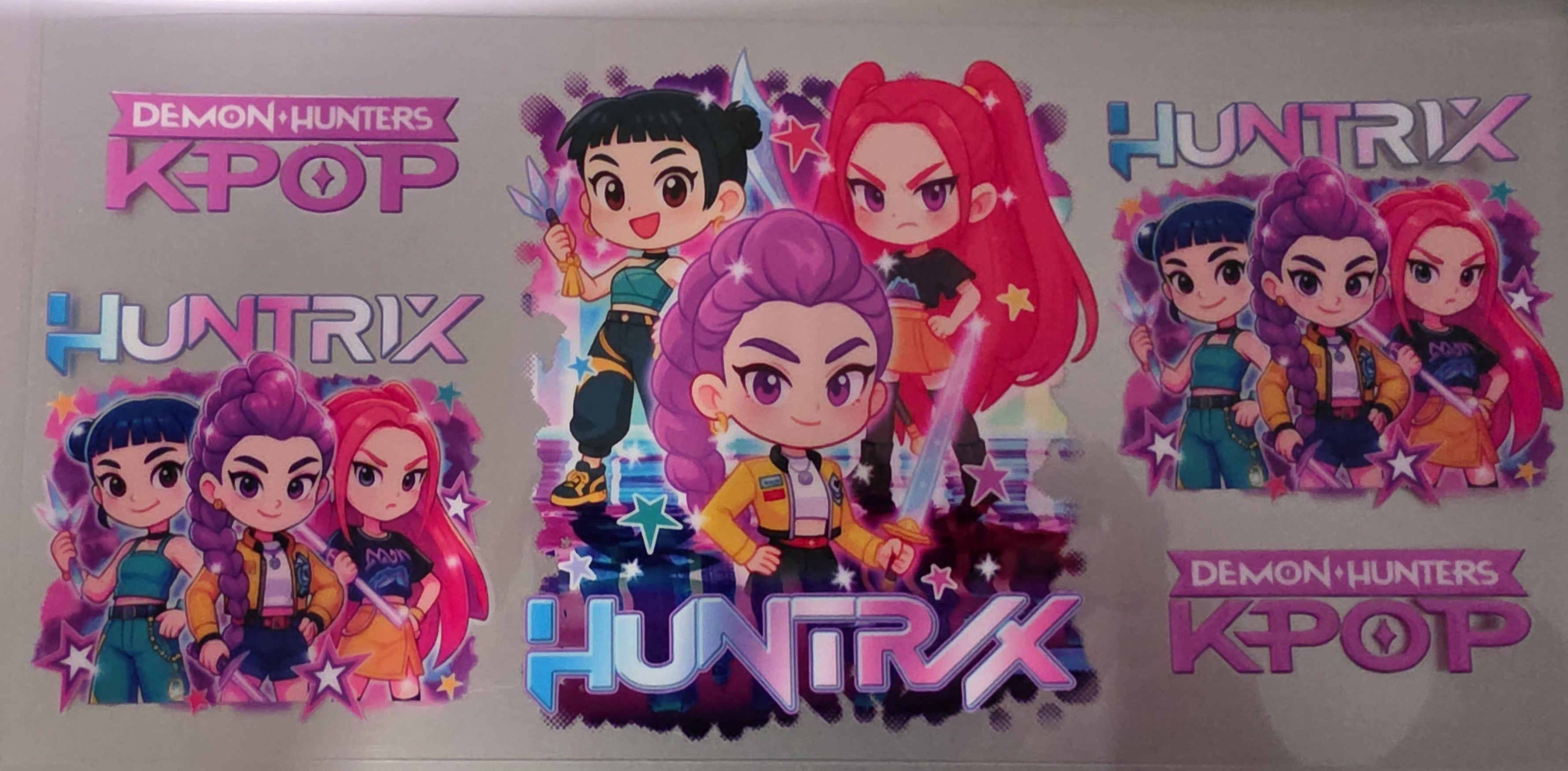 Huntrix Demon Hunters K-Pop Tumbler Decal